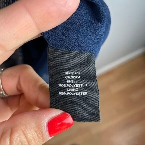 Free People Blue Paris Rock Sequin‎ Sleeveless Mini Dress Cocktail Party Size 6 - Picture 5 of 9